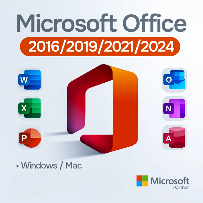 Microsoft Office 2024 / 2021 / 2019 / 2016 — Original License Key